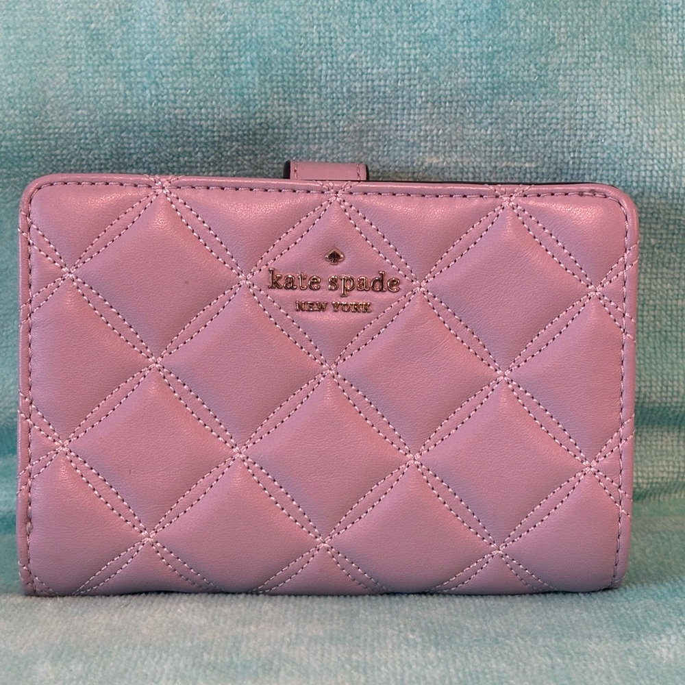 Kate Spade Lavender Quilted Wallet